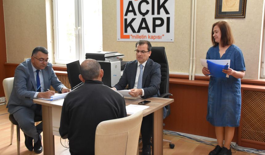 Salihli’de sorunların çözümü Açık Kapı'da!