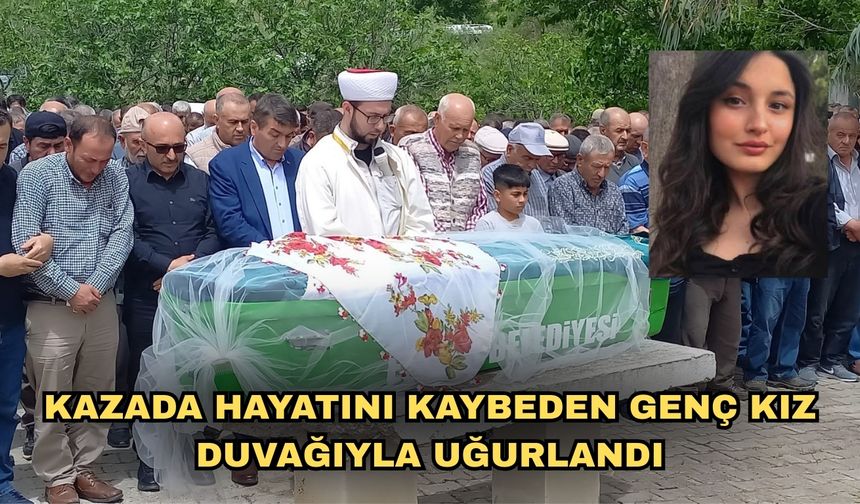Kazada hayatını kaybeden genç kız duvağıyla uğurlandı