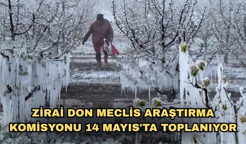 Zirai Don Meclis Araştırma Komisyonu 14 Mayıs'ta toplanıyor