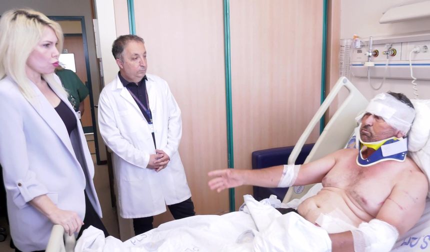 Aslan saldırısına uğrayan adam: "Boğuştuk"