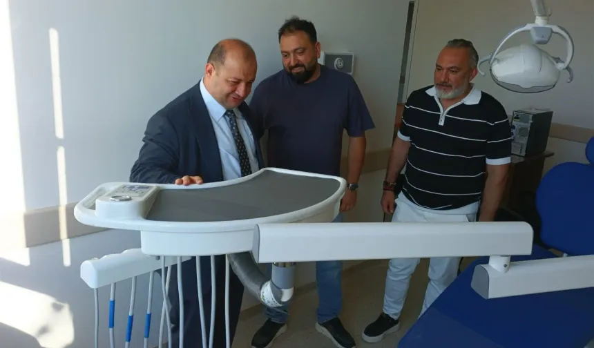 Müdür Zeren Alaşehir'de yeni açılacak Ağız ve Diş Sağlığı Merkezinde incelemelerde bulundu