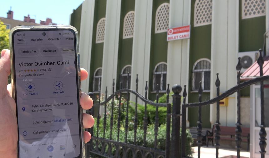 Konya'da Victor Osimhen Camii krizi