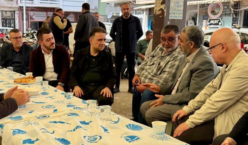 Murat Baybatur'dan Ercan Sara'nın ailesine taziye ziyareti