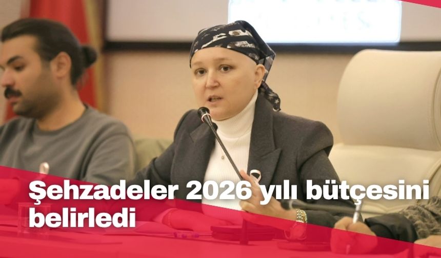 Şehzadeler 2026 yılı bütçesini belirledi
