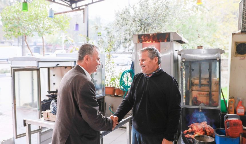 Semih Balaban esnafın taleplerini yerinde dinledi