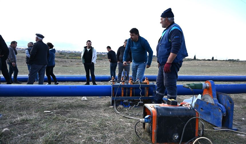 Manisa'da 45 yıllık asbestli içme suyu hattı tarihe karışıyor