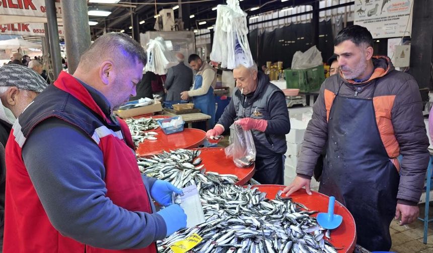 Sarıgöl’de balık tezgahlarına sıkı denetim