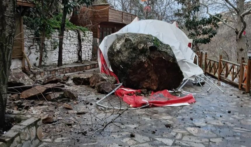 Soma’da meydana gelen heyelan korkuttu