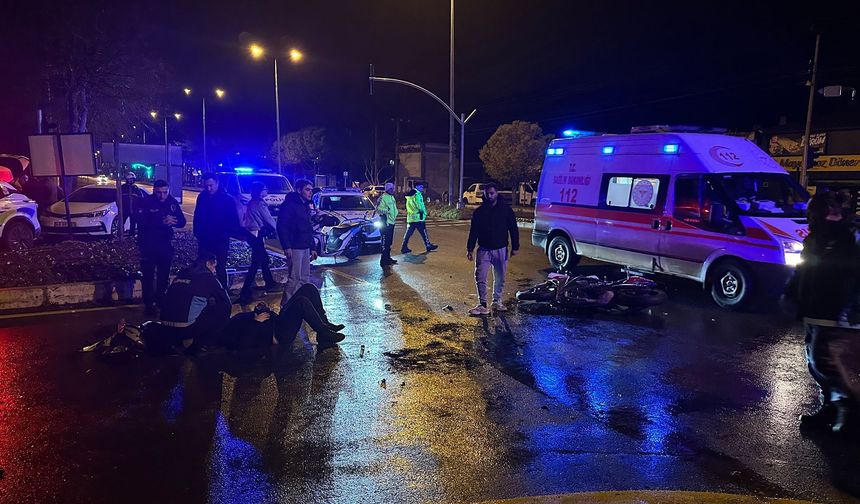 Muğla'da trafik kazası: Motosiklet sürücüsü ağır yaralı