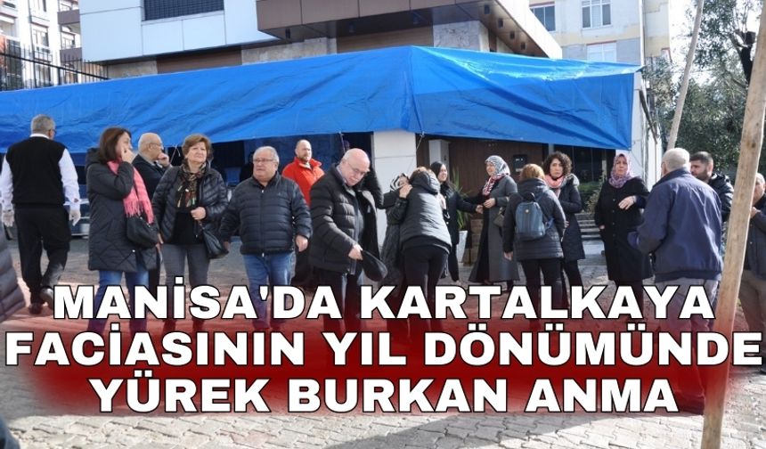 Manisa'da Kartalkaya faciasının yıl dönümünde yürek burkan anma