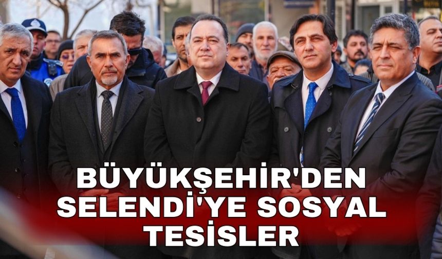 Büyükşehir'den Selendi'ye sosyal tesisler