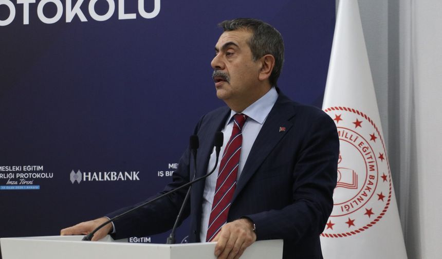 Bakan Tekin:  "Mesleki ve Teknik Eğitimde yapılması gereken şeyler kuşkusuz önemli"