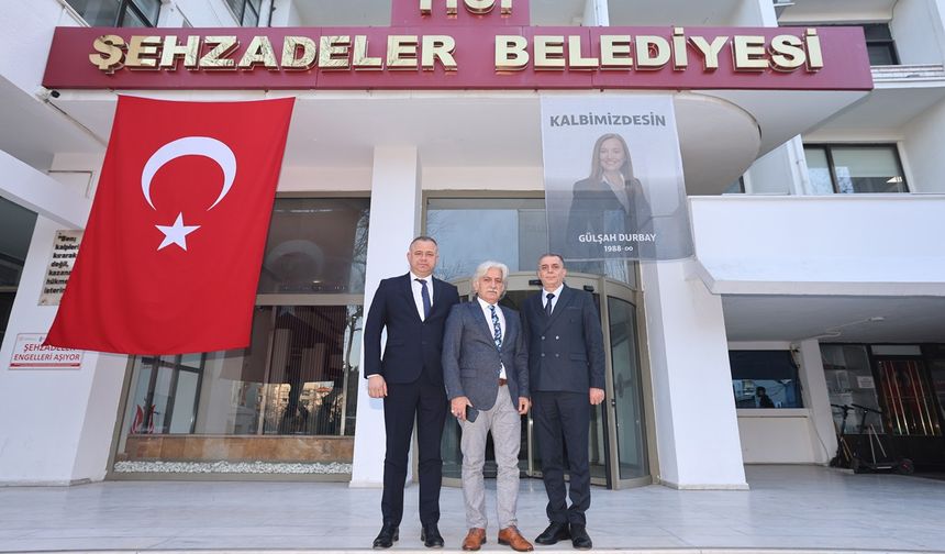 Kaymakam Genel'den Şehzadeler Başkanı Şimşek'e iadeyi ziyaret