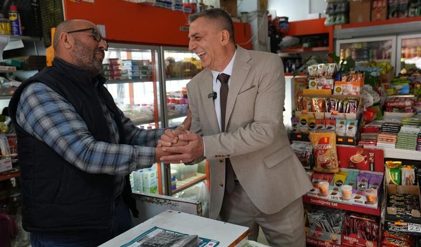 Başkan Şimşek, vatandaşın sorunlarını yerinde dinlendi