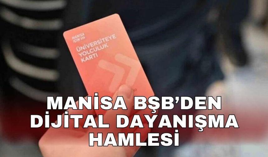 Manisa'da dijital dayanışma hamlesi