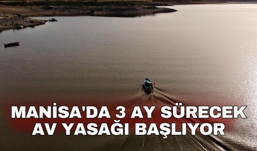 Manisa'da 3 ay sürecek av yasağı başlıyor