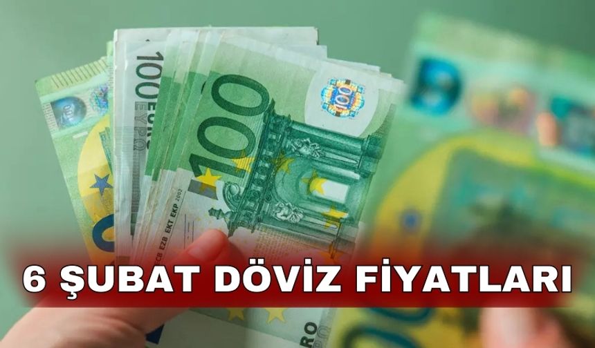 6 Şubat döviz fiyatları