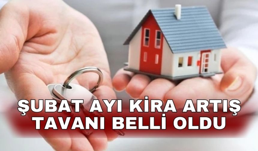 Şubat ayı kira artış tavanı belli oldu