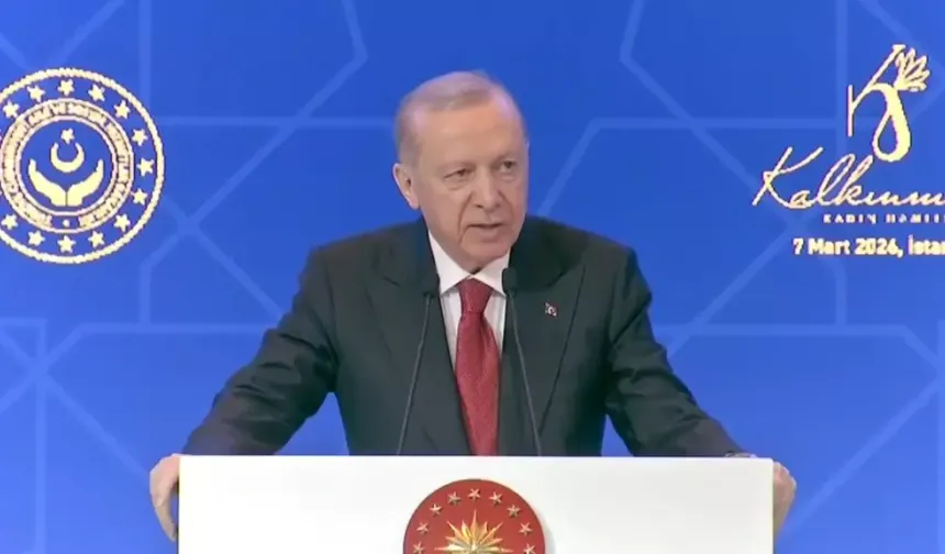 Cumhurbaşkanı Erdoğan: "Bir bütünün parçalarıyız, cinsiyet ayrımcılığı kitabımızda yazmaz"