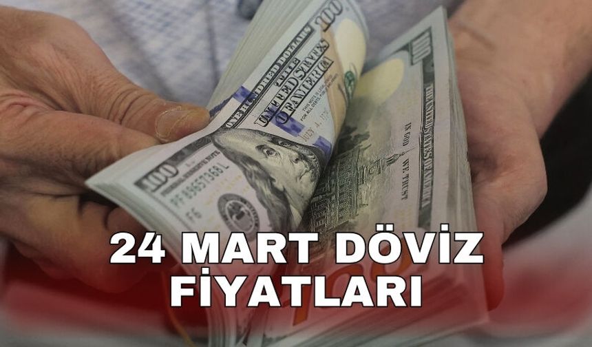 24 Mart Döviz fiyatları