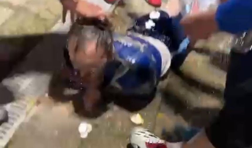 Doğum günü kutlamanın böylesi: Önce koli bandıyla sardılar, sonra yumurtaladılar