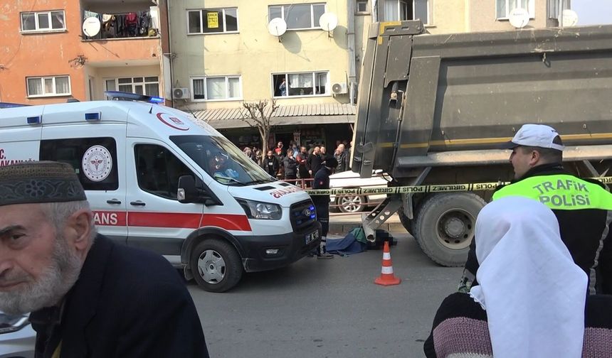 Kamyonun ezdiği yaşlı adam hayatını kaybetti