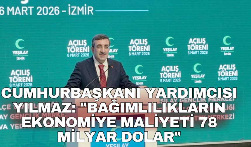 Cumhurbaşkanı Yardımcısı Yılmaz: "Bağımlılıkların ekonomiye maliyeti 78 milyar dolar"
