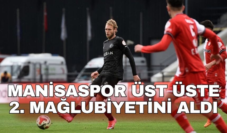 Manisaspor üst üste 2. mağlubiyetini aldı