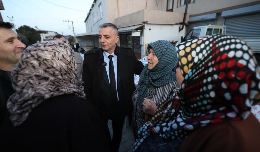 Başkan Şimşek Sancaklıbozköy'de vatandaşla iftar yaptı