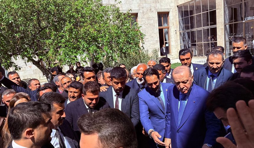 Meclis’te Saruhanlı Buluşması: Heyet Erdoğan'la görüştü