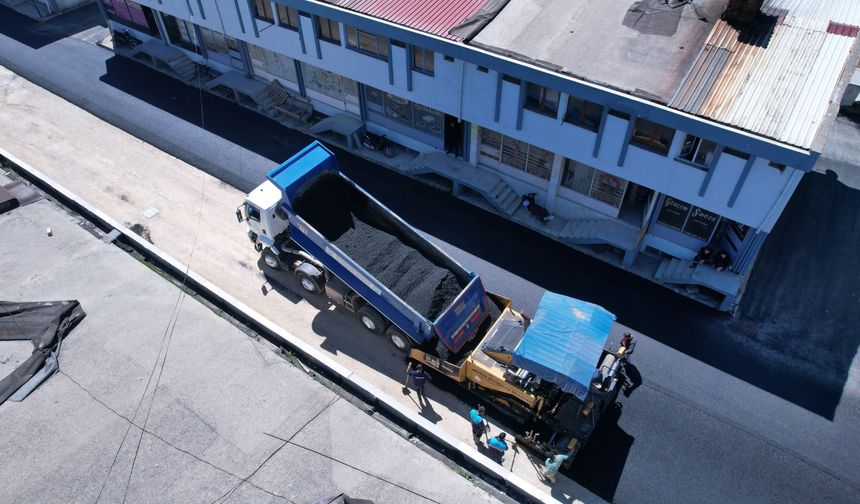 Güneş yüzünü gösterdi, sanayi yolları yenilendi