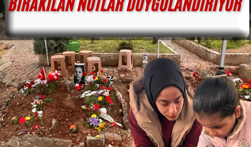 Saldırıda hayatını kaybeden öğrencilerin mezarlarına bırakılan notlar duygulandırıyor