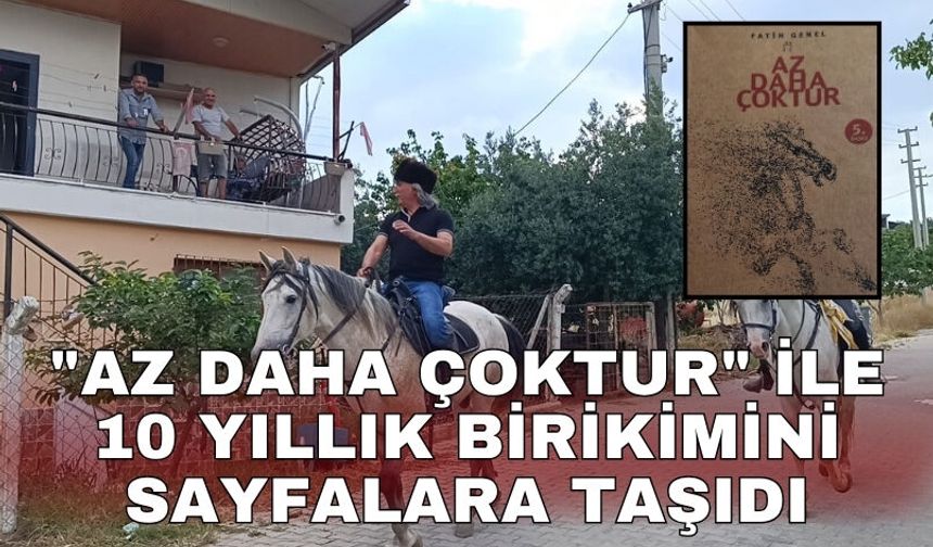 "Az daha çoktur" ile 10 yıllık birikimini sayfalara taşıdı