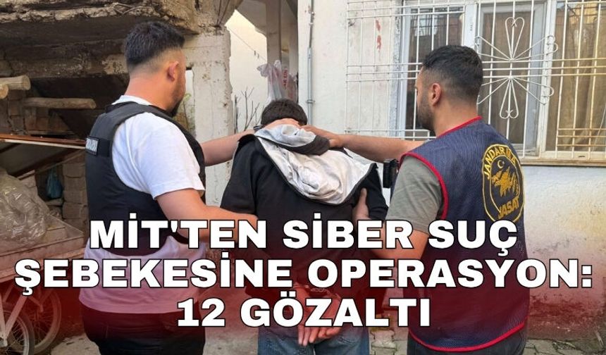 MİT'ten siber suç şebekesine operasyon: 12 gözaltı