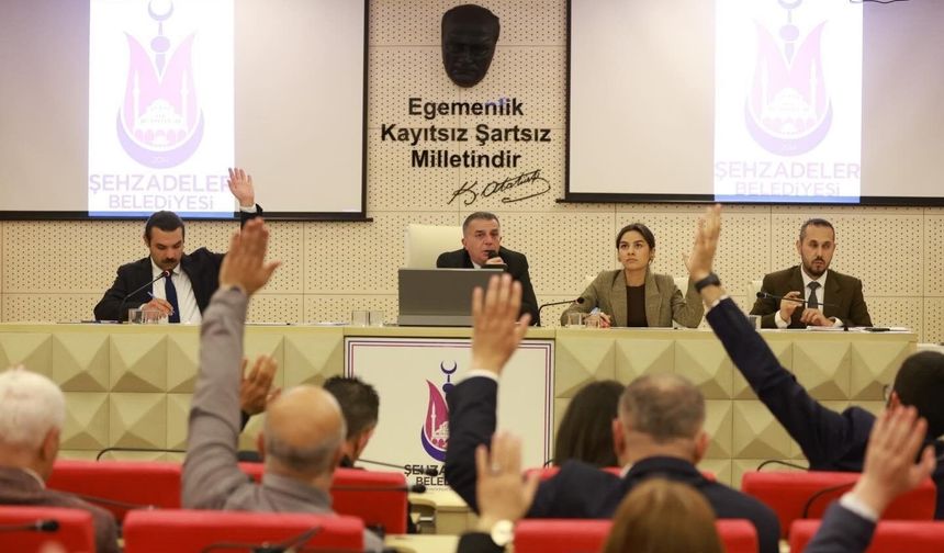 Şehzadeler Belediyesi Meclisi mayıs ayı toplantısı yapıldı
