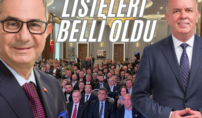 MESOB'da adayların listeleri belli oldu