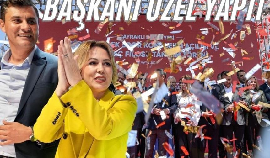 Özgür Özel, İzmir'de Ferdi Zeyrek Spor Kompleksi'nin açılışına katıldı