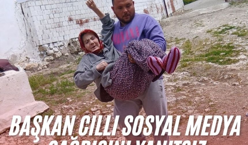 Başkan Cıllı sosyal medya çağrısını yanıtsız bırakmadı
