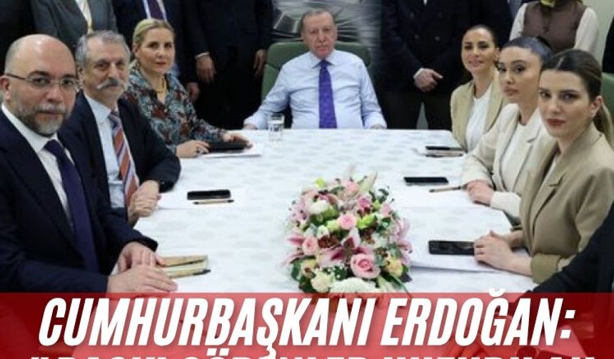 Cumhurbaşkanı Erdoğan: "Baskı görenler huzuru AK Parti'de bulmuştur"
