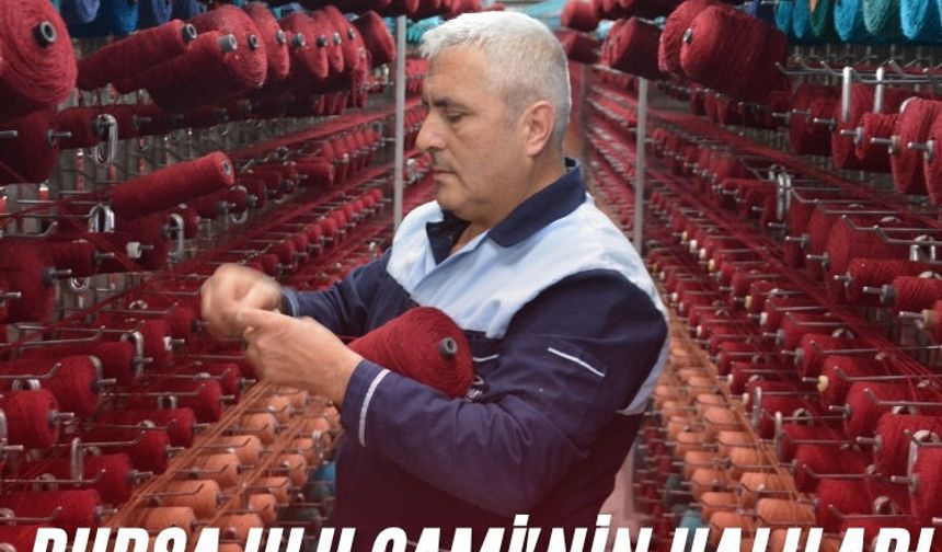Bursa Ulu Cami'nin halıları Demirci'den gidiyor