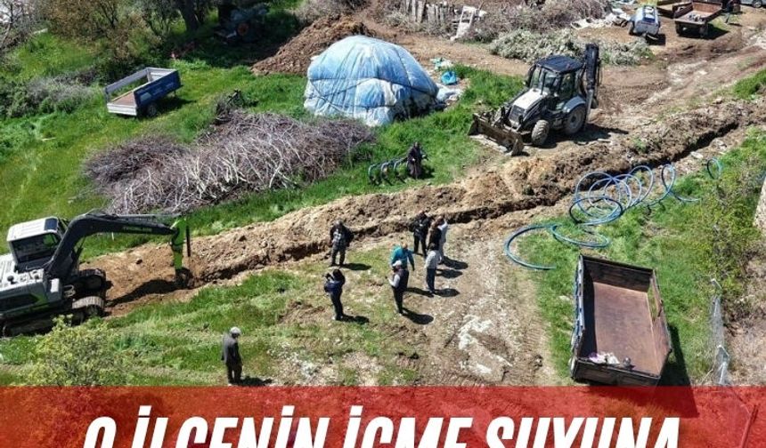 O ilçenin içme suyuna 6 milyonluk dev hamle