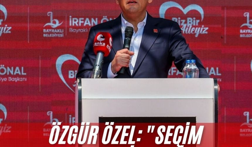 Özgür Özel: "Seçim kaybedersem bir dakika daha durmam"