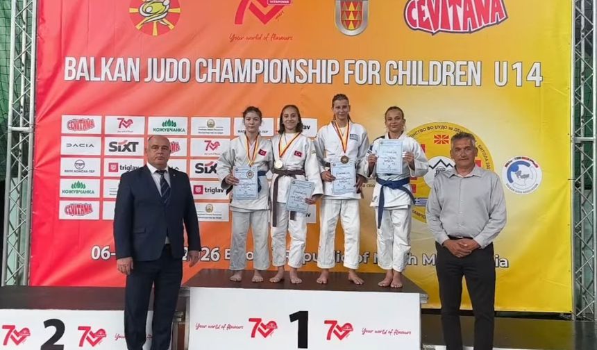 Manisalı sporcular Balkan Şampiyonası'ndan 4 madalya ile döndü