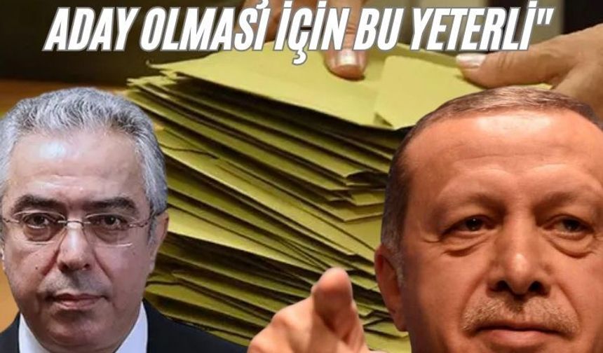 Seçim 16 Nisan 2028'de olabilir: "Cumhurbaşkanı Erdoğan'ın aday olması için bu yeterli"