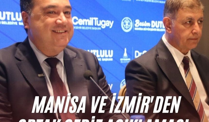 Manisa ve İzmir'den ortak Gediz açıklaması: “Nehir Can Çekişiyor”