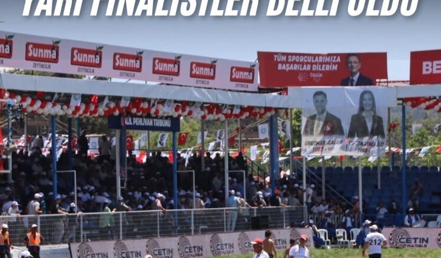 Yundağı Yağlı Güreşleri'nde yarı finalistler belli oldu