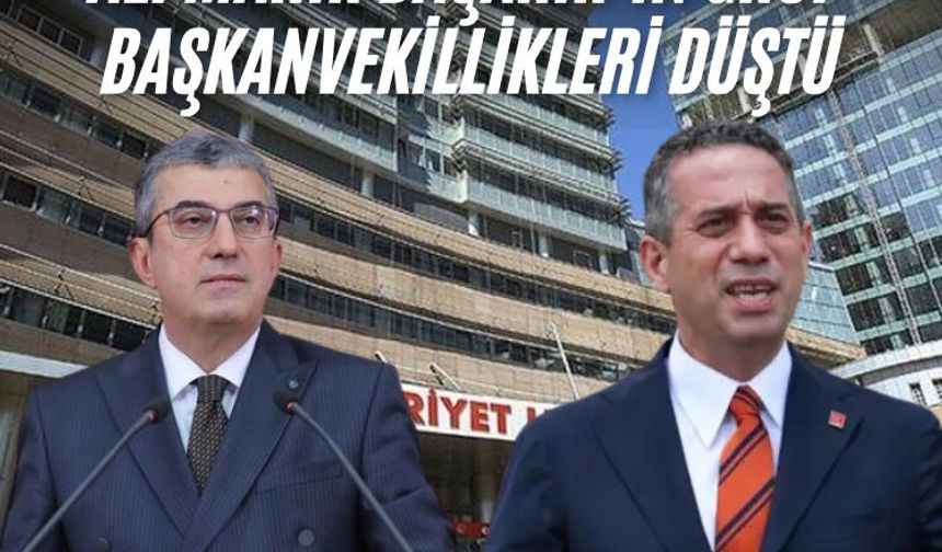 Ali Mahir Başarır ve Gökhan Günaydın'ın CHP Grup Başkanvekillikleri düştü