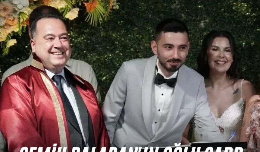 Semih Balaban'ın oğlu Sarp Balaban dünya evine girdi