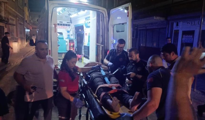 Araması olan şahsın, gözaltına alınacağı sırada kaçışı kamerada
