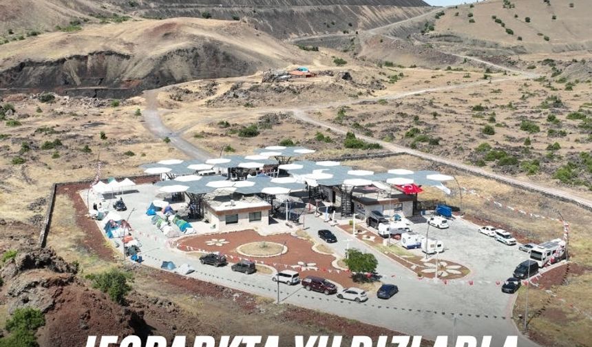 Jeoparkta yıldızlarla buluşma başladı